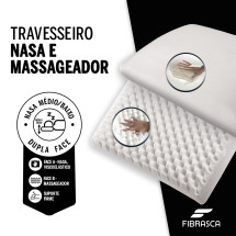 Travesseiro Nasa e Massageador Fribasca