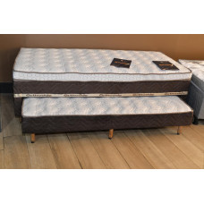 Cama box Livina C/ Auxiliar solteiro Orthoside