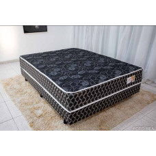 Cama Box Casal Sevilha Spring Black Molas Superlastic 138×188 Plumatex